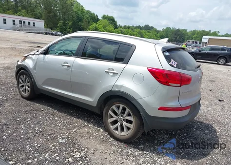 2015 Kia Sportage Lx from USA, damaged, VIN KNDPB3AC3F7787965